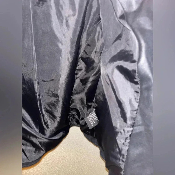 BNCI by Blanc Noir Faux Vegan Washed Leather Jacket L - Picture 11 of 16